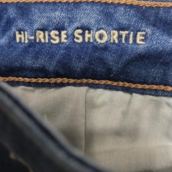 Women's American Eagle Hi Rise Shorty Button Fly Shorts Sz 4 - Picture 5 of 6